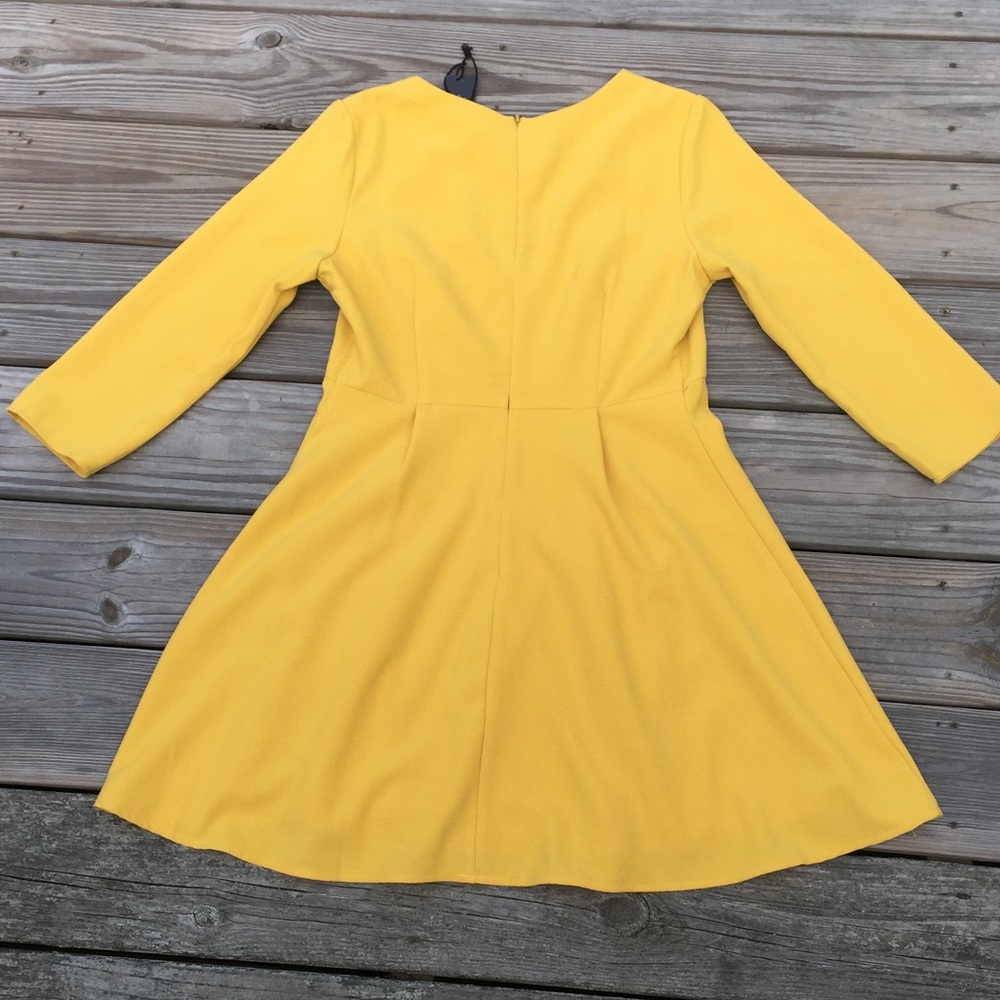 SOLD 💲NWT Honey Punch dress Golden Yellow - Picture 5 of 7